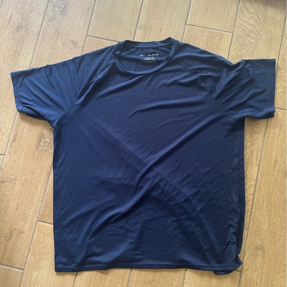 Under Armour The Tech Tee Navy Short Sleeve Shirt Men's XL - Picture 2 of 7